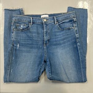 LOFT Distressed Skinny Jeans